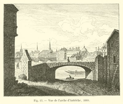 Utsikt over buen i Østerrike, 1660 av French School