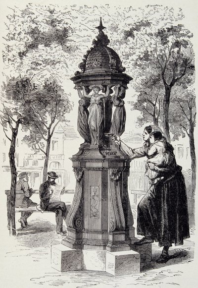 Wallace-fontenen av French School