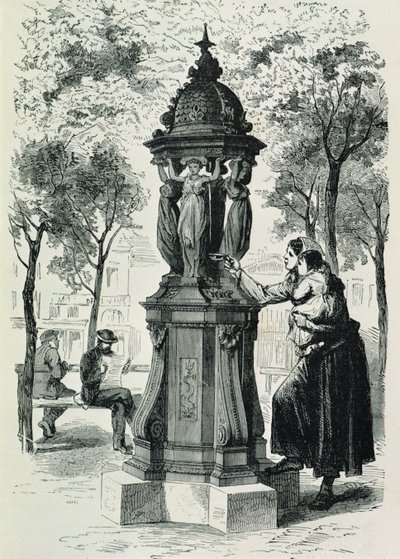 Wallace-fontenen, 1872 av French School