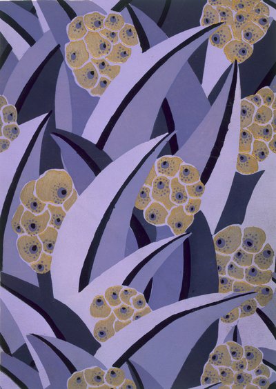 Tapetdesign av Maison Gaillard, pub. 1930. av French School