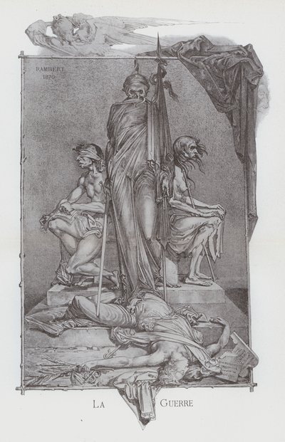 Krig (litho) av French School