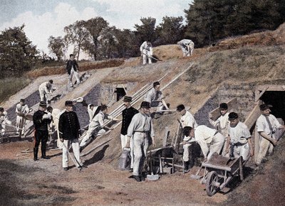 War de mines (forsvar) - i ""Album Military"" - Genie av French School
