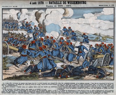Krigen 1870 - 1871: Slaget ved Wissembourg, 4. august av French School