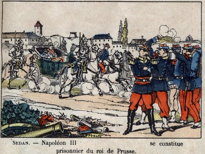 War of 1870 between France and Prussia: The Battle of Sedan, Emperor Napoleon III (Louis Napoleon Bonaparte av French School