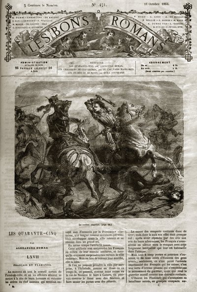 Religionskriger - De førtifem - franske og flamske - Det enestående slaget ved Henri de Joyeuse (1563-1608) - De gode romanene 1864 - Alexandre Dumas Pere - av French School