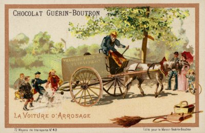 Vannvogn (chromolitho) av French School