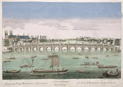 Westminster Bridge, London av French School