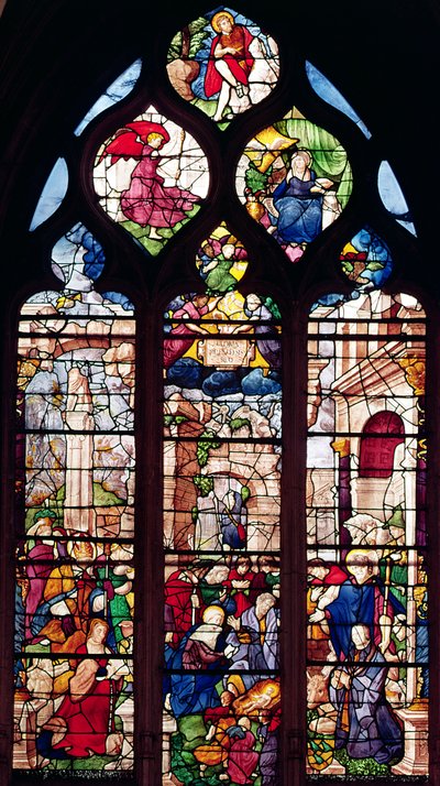 Vindu som viser fødselen av French School