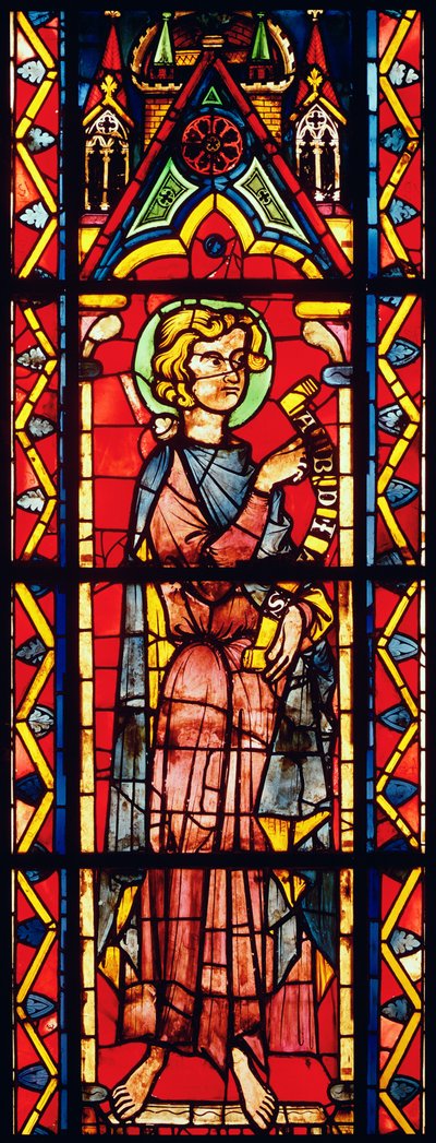 Vindu som viser profeten Obadja, ca. 1270-75 av French School