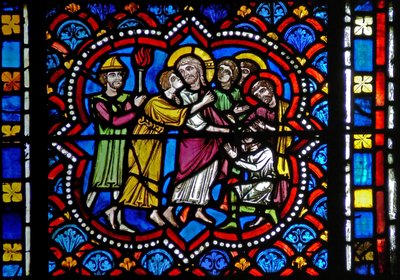 Vindu s2-L som viser sviket av Judas av French School