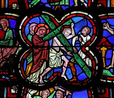 Vindu w0 som viser Via Crucis av French School