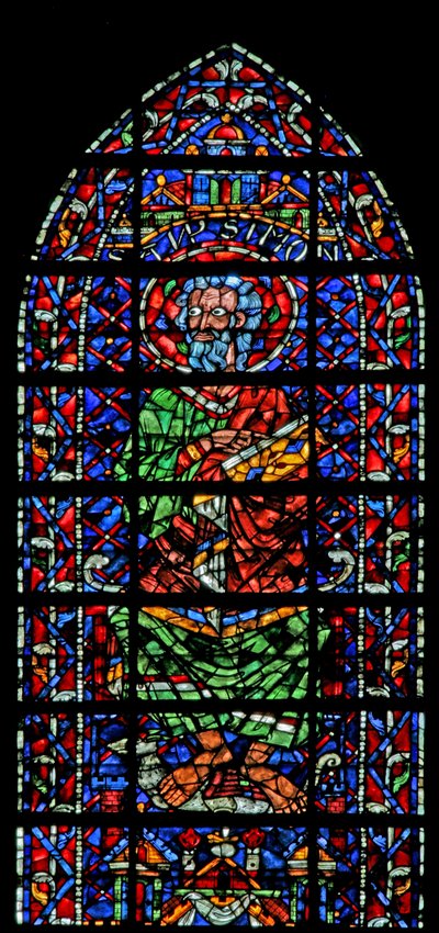 Vindu w106 som viser St Simon av French School