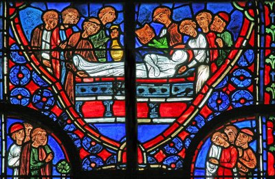 Vindu w11 som viser St. Andrew er gravlagt av French School