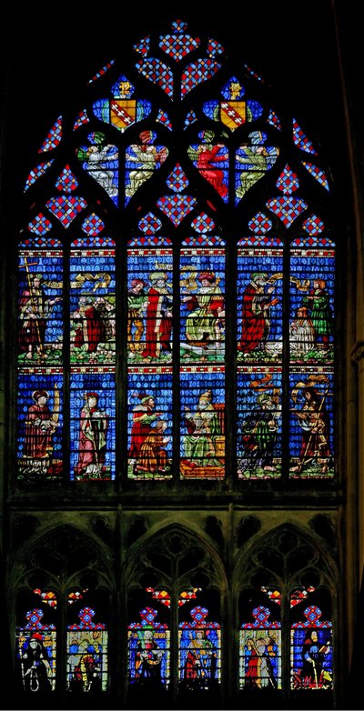 Vindu w127 som viser St Peter og St Paul-vinduet av French School