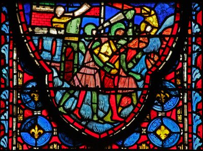 Vindu w15 Hellige relikvier: Krøsus, persernes konge, ødelegger Jerusalem av French School