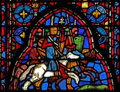 Vindu w15 Hellige relikvier: ?Heraclius vender tilbake til Jerusalem med kors av French School