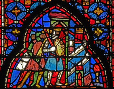 Vindu w15 Hellige relikvier: Heraclius griper den persiske hovedstaden av French School