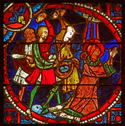 Vindu w1 som viser St Stephens martyrium av French School
