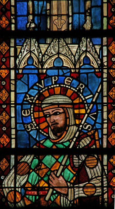 Fenster w203 mit dem heiligen Exuperius von French School