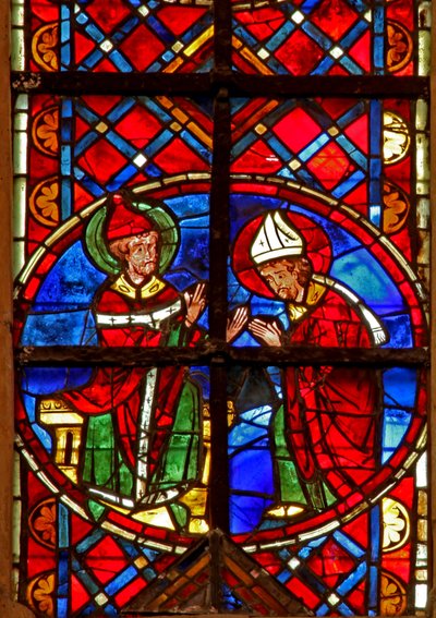 Vindu w211 som viser St Peter sender St Denis til Gallia av French School