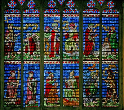 Vindu w227 som viser St Peter and St Paul-vinduet av French School