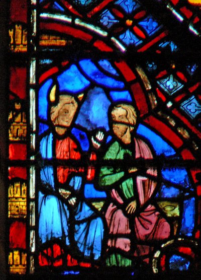 Vindu w2 Moses og Aron sitter av French School