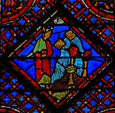 Vindu w2 Moses bryter lovens tabeller Ex XXXII 19 av French School