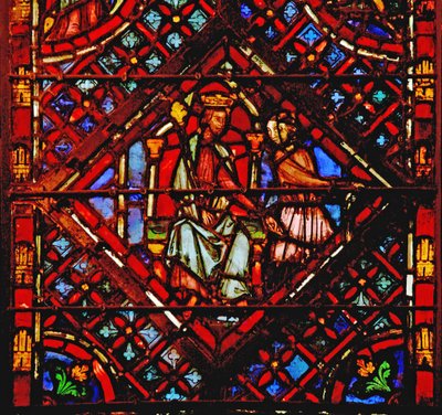 Vindu w2 Moses forlater farao-palasset Ex II 15 av French School
