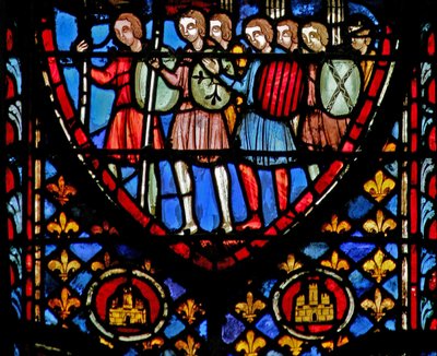 Vindu w3 Israels barn marsjerer mot amalekittene Numb XIV 45 av French School