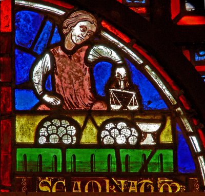 Vindu w5 som viser givere - pengevekslere av French School