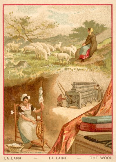 Ull (chromolitho) av French School