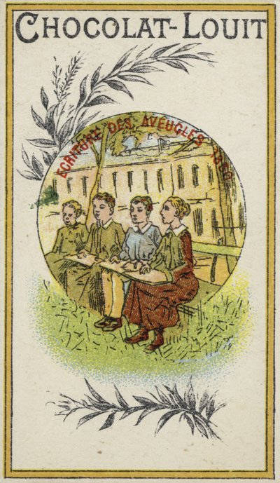 Skriving for blinde, 1830 av French School