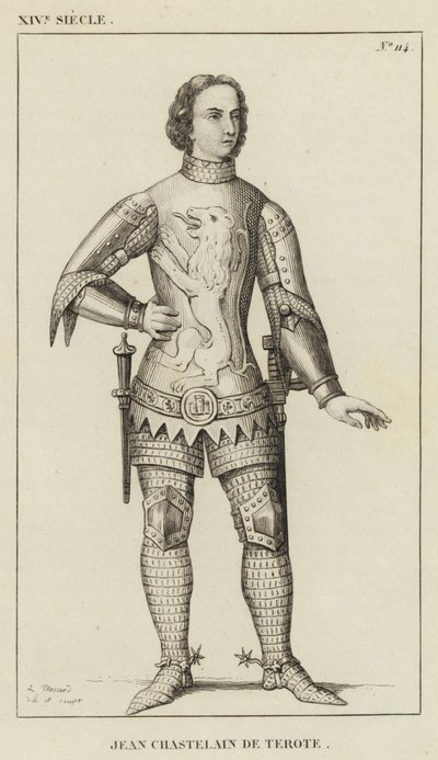 XIV Century, Jean Chastelain de Terote (gravering) av French School