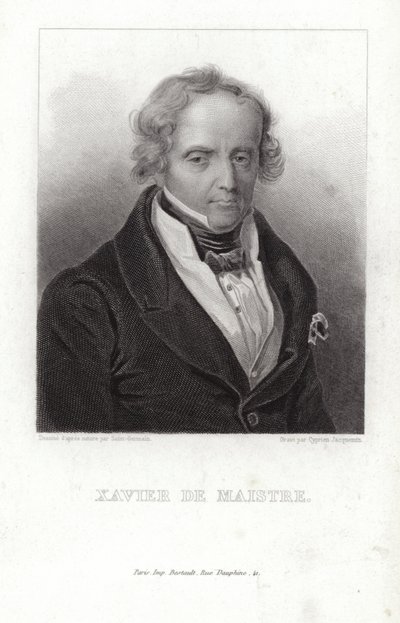 Xavier de Maistre , fransk soldat og forfatter av French School