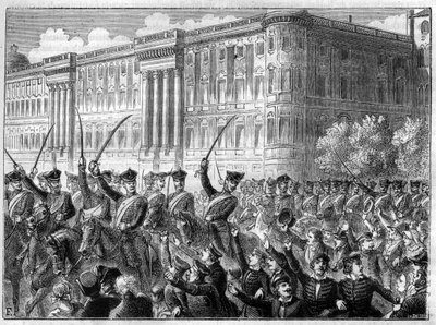 hendelser War of the Fourth Coalition 1806 - 1807 krigsbegeistring i Berlin - Fjerde koalisjon - Stor agitasjon i Berlin - Cree de guerre skyter mot Frankrike - i "Histoire de l