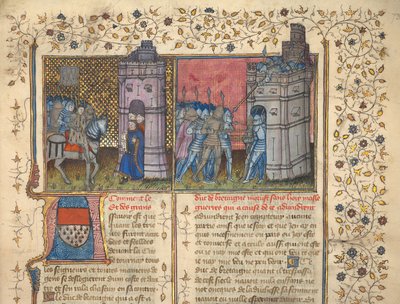 f. 73: Siege of Brest, fra 