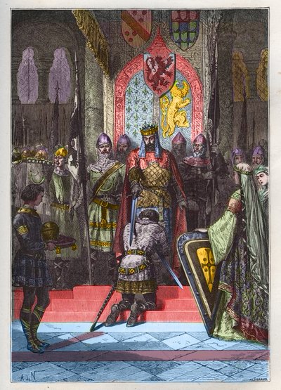 ridder - The Accolade - La Chevalerie - Mykhet til en ridder - L