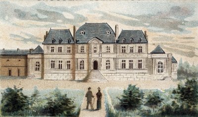 utsikt over Chateau de la Muette (Passy) av French School