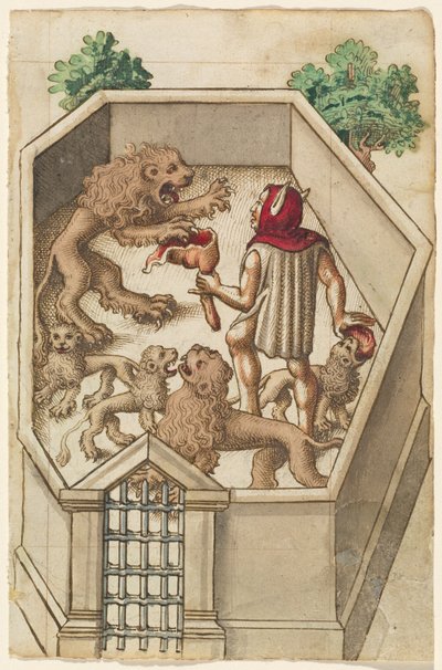 "Fôr ikke ting som har skarpe klør" [fol. 38 recto] av French early 16th Century