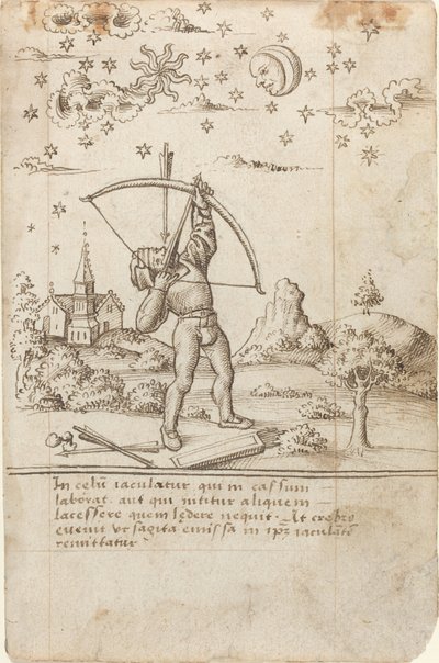 "Du skyter på himmelen" [fol. 9 recto] av French early 16th Century