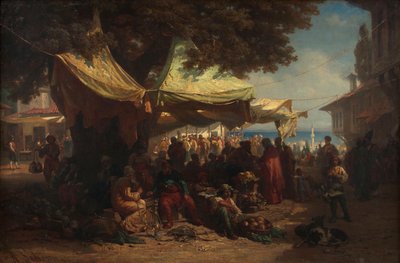 Markedet i Konstantinopel av Friedrich Alois Schönn