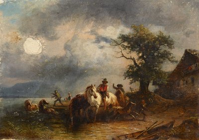 hestedam av Friedrich August Mathias Gauermann