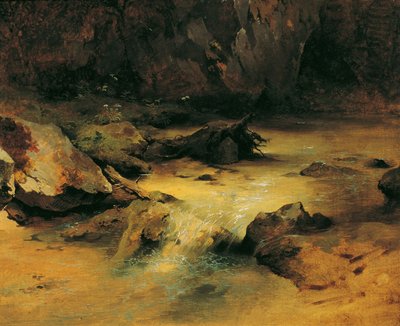 Wildbach av Friedrich August Mathias Gauermann