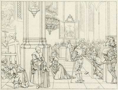 Illustrasjon for Goethes Faust (gravering) av Friedrich August Moritz Retzsch