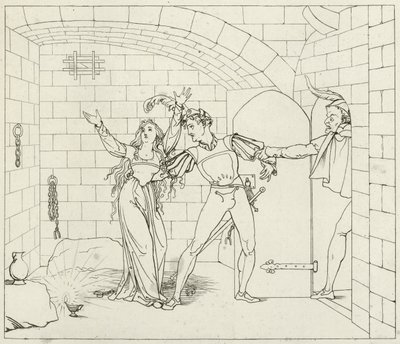 Illustrasjon for Goethes Faust av Friedrich August Moritz Retzsch