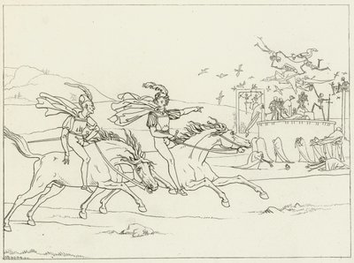 Illustrasjon for Goethes Faust av Friedrich August Moritz Retzsch