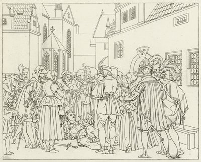 Illustrasjon for Goethes Faust av Friedrich August Moritz Retzsch