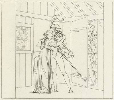 Illustrasjon for Goethes Faust av Friedrich August Moritz Retzsch
