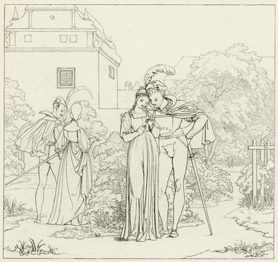 Illustrasjon for Goethes Faust av Friedrich August Moritz Retzsch