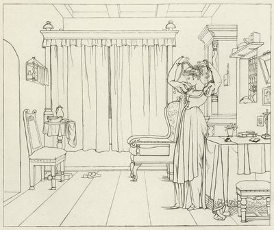 Illustrasjon for Goethes Faust av Friedrich August Moritz Retzsch